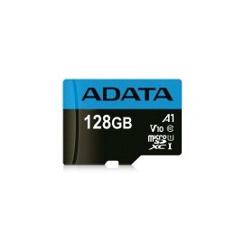 Memoria Flash Adata, Premier, 128GB MicroSDXC UHS-I Clase 10, con Adaptador