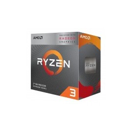Procesador AMD Ryzen 3 3200G, S-AM4, Gráficos Radeon Vega, 3A Gen, 65W, 3.6Ghz, Turbo 4 Ghz, Cache 6Mb, 4Cpu Cores, 8 GPU Integ