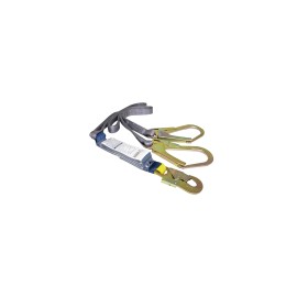 Cable Amortiguador de Caída ANSI, con Doble Gancho de Sujeción, Ideal para Escalar Torres o Estructuras