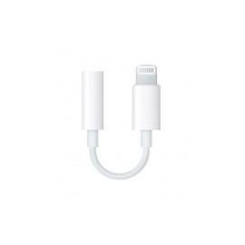 Adaptador Apple de Lightning a Jack de 3.5 mm Hembra, Color Blanco