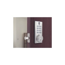 Cerradura Digital Autónoma YDD114 Assa Abloy, Apertura con Teclado o Llave, 10 Usuarios