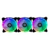 Ventilador Balam Rush, EOLOX AIR 3 ARGB LED, 120 mm, 1200 RPM, 3 Piezas, Color Negro