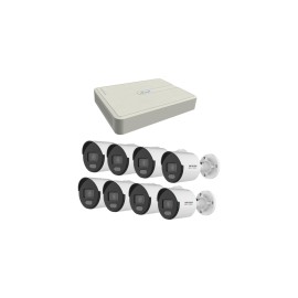 Kit IP 1080p ColorVu, NVR de 8 Canales, 8 Cámaras IP Bala