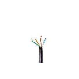 Cable Condumex, Cat5e, con Gel, para Exterior, Color Negro, para Aplicaciones en Sistemas de Redes de Datos y Cableado Estructu