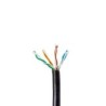 Cable Condumex, Cat5e, con Gel, para Exterior, Color Negro, para Aplicaciones en Sistemas de Redes de Datos y Cableado Estructu