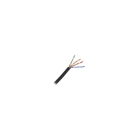 Cable Condumex, Cat5e, con Gel, para Exterior, Color Negro, para Aplicaciones en Sistemas de Redes de Datos y Cableado Estructu