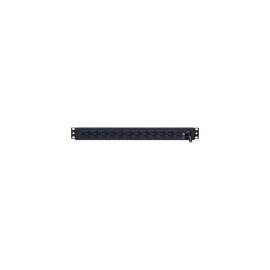 PDU Básico para Distribución de Energía CyberPower, con 12 Tomas NEMA 5 a 15R Traseras, 2 Tomas 5 a 15R Frontales, 1UR, 15 Amp,
