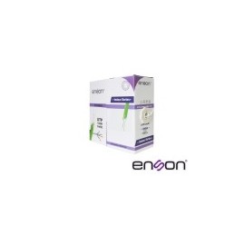 Bobina de Cable UTP Cat5E Enson, Serie Eco, 100 Metros, Color Blanco
