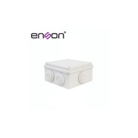 Caja de Plastico Enson, 100x100x50mm, Sello de Goma, Protección IP55