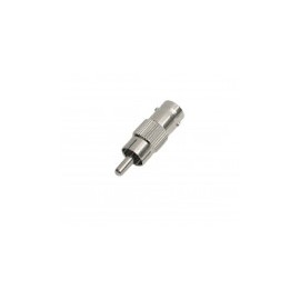 Conector Adaptador BNC Epcom Titanium, para Cable Coaxial RG59-RG6 Hembra a Cable de audio RCA Macho