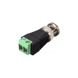 Conector BNC Macho Epcom Titanium, con Terminales Tipo Tornillo