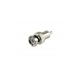 Adaptador BNC Macho Epcom Titanium, para Cable Coaxial RG59-RG6 a Cable de Audio RCA Macho