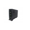 Gabinete Evotec, Midi-Tower, Mini-ATX, Slim ARUBA, USB 2.0, con Fuente 600W, Color Negro