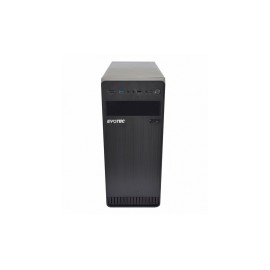 Gabinete Evotec, Midi-Tower, ATX/Micro-ATX/Mini-ATX, USB 2.0/3.1, con Fuente de 600W, Color Negro