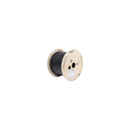 Carrete de 1 Kilómetro FiberHome, de Fibra Óptica, Aérea Mini Figura 8 G.657A2, Tipo Drop, Monomodo de 2 Hilos, Color Negro