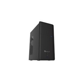 Gabinete Getttech, con Ventana, Midi-Tower, ATX/Micro-ATX, USB 2.0, Fuente 500W, Color Negro