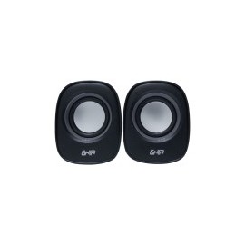 Bocinas Ghia, Alámbrico, 2.0 Canales, 4W RMS, USB, Color Negro
