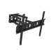 Soporte GHIA Articulado  para Pantalla LED, LCD, 32-80 Pulgadas, 45kg Máximo, Inclina hacia Arriba 10º y 15º hacia Abajo, 180º 
