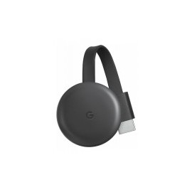 Kit Chromecast Gen 3 Google, Full HD, WiFi, HDMI, Color Negro, Inglés, Incluye Google Home Mini