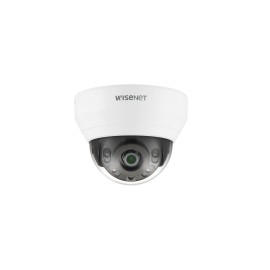 Cámara Tipo Domo IP 5 Megapíxel Hanwha, Lente 2.8mm, 20 Metros IR, para Interior, WDR 120dB, H.265, Wisestream