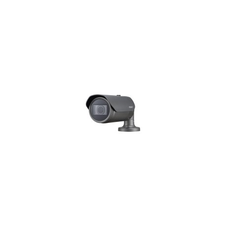 Cámara Tipo Bala IP Antivandálico 5 Megapíxel Hanwha Techwin Wisenet, 30 Mts IR, IP66, WDR 120 DB, Lente Varifocal 3.2 a 10 Mm,