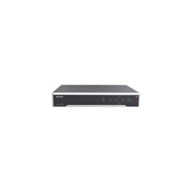NVR 8 Megapixeles 4K Hikvision, 32 canales IP, 16 Puertos PoE+, 4 Bahías de Disco Duro, Switch PoE 300 metros, HDMI en 4K