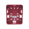 Caja para Montaje de Sirena, Estrobo Hochiki, Color Rojo