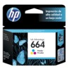 Cartucho Hp 664 Tricolor, hasta 100 Páginas