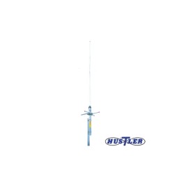 Antena Base Fibra de Vidrio Hustler, UHF de 462-470 MHz, 6 dB de Ganancia
