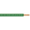 Cable Indiana, 10 AWG, 1 Metro, Conductor de Cobre Suave Cableado, Color Verde, Aislamiento de PVC, Autoextinguible