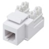 Jack de Impacto Intellinet, para Telefonía RJ11-RJ12, Color Blanco