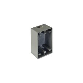 Caja Rectangular de 1" Inyectados Rawelt, Tipo RR, con una Boca a Prueba de Intemperie