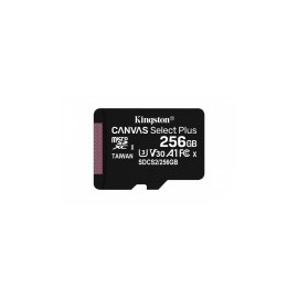 Memoria Flash Micro SDHC Kingston Canvas Select Plus, Clase 10, 256GB, con Adaptador