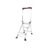 Escalera de Tijera Little Giant Ladder Systems, con Punto de Apoyo Anticaídas, de 0.67 Metros Nivel de Pie, con Peldaños Jumbo