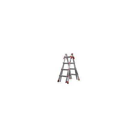 Escalera Multi-Posiciones Little Giant Ladder Systems, de 5.18 Metros, para Suelos Inclinados o con Desniveles