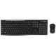 Kit de Teclado y Mouse Logitech MK270, Inalámbrico, USB, Negro, Español