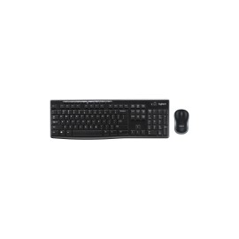 Kit de Teclado y Mouse Logitech MK270, Inalámbrico, USB, Negro, Español