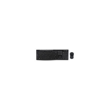 Kit de Teclado y Mouse Logitech MK270, Inalámbrico, USB, Negro, Español