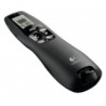 Presentador Profesional Logitech R800 PRO, USB, Inalámbrico, Color Negro