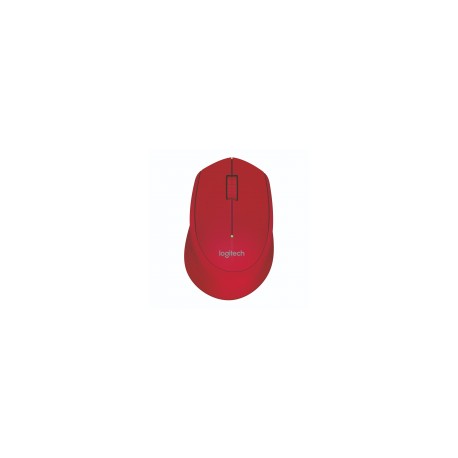 Mouse Óptico Inalámbrico Logitech, M280, USB, 1000 Dpi, 3 Botones, Color Rojo