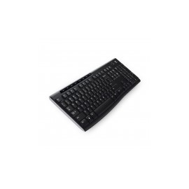 Teclado Logitech K270, Inalámbrico, USB 2.0, Color Negro
