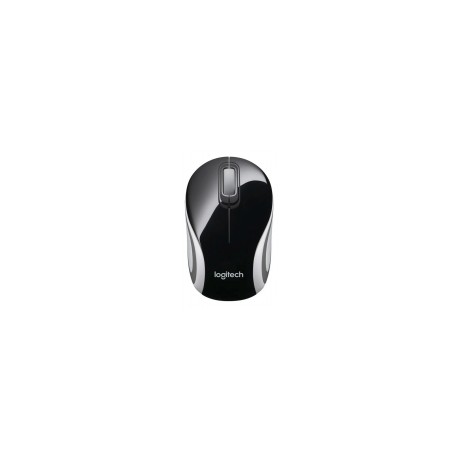 Mini Mouse Óptico Logitech, M187, Inalámbrico, USB, 1000DPI, Color Negro
