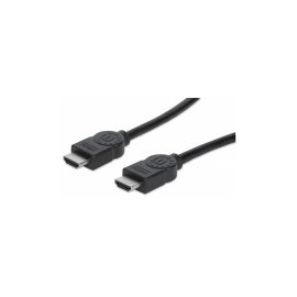Cable HDMI Manhattan, 3 Metros HDMI Macho - HDMI Macho, Color Negro