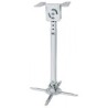 Soporte de Techo Manhattan, para Proyector, 50-77cm, hasta 15kg, Color Plata