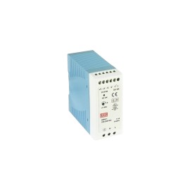 Fuente de Poder Industrial Riel Din Meanwell 12Vcd 40W MDR-40-12
