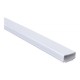 Canaleta de PVC, 2.3cm de Base, 2.0cm de Alto, 2 Metros, Color Blanco