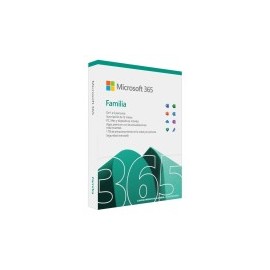 Microsoft 365 Familia, 5 Dispositivos, 6 Usuarios, 1 Año, Español, Windows, Mac, Android, iOS