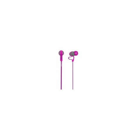 Audífonos Intrauriculares Mobifree, con Micrófono Urban Kaos, Alámbrico, 1.2 Metros, 3.5 mm, Color Rosa