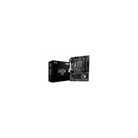 Tarjeta Madre MSI, Micro ATX, S-1200, Intel B460, HDMI, 64GB, DDR4, para Intel