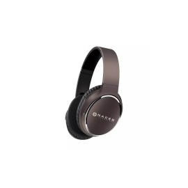 Diadema Naceb Technology, Inalámbrico, Bluetooth, 3.5 mm, Color Negro y Marrón